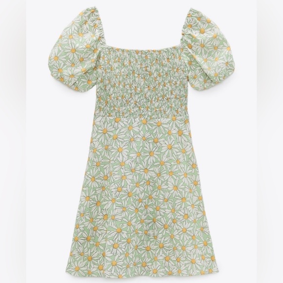 Zara Dresses & Skirts - Daisy Print Dress